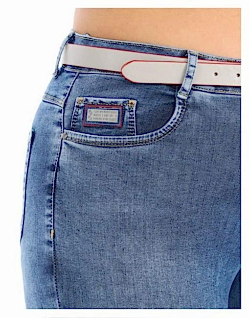 Bilek Boy Boru Paça Kemerli Jean